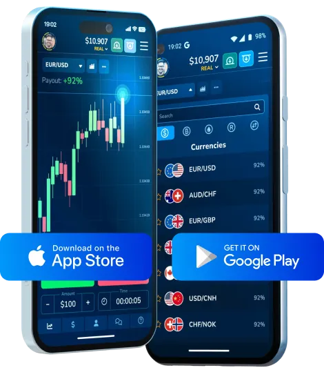 Pocket Option можно скачать здесь, как и с официального сайта на Android ( APK ) или iOS